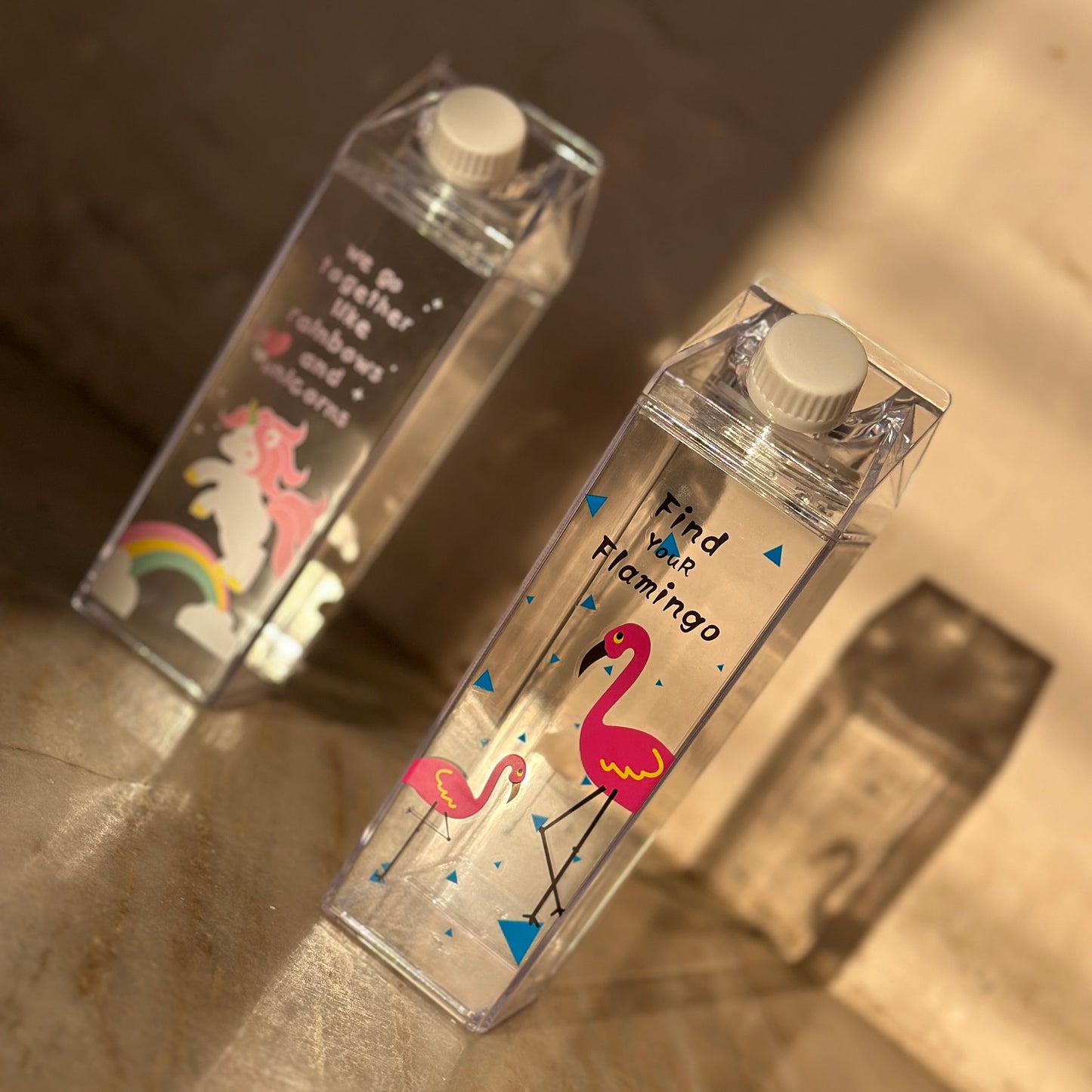 Flamingo Acrylic Bottle