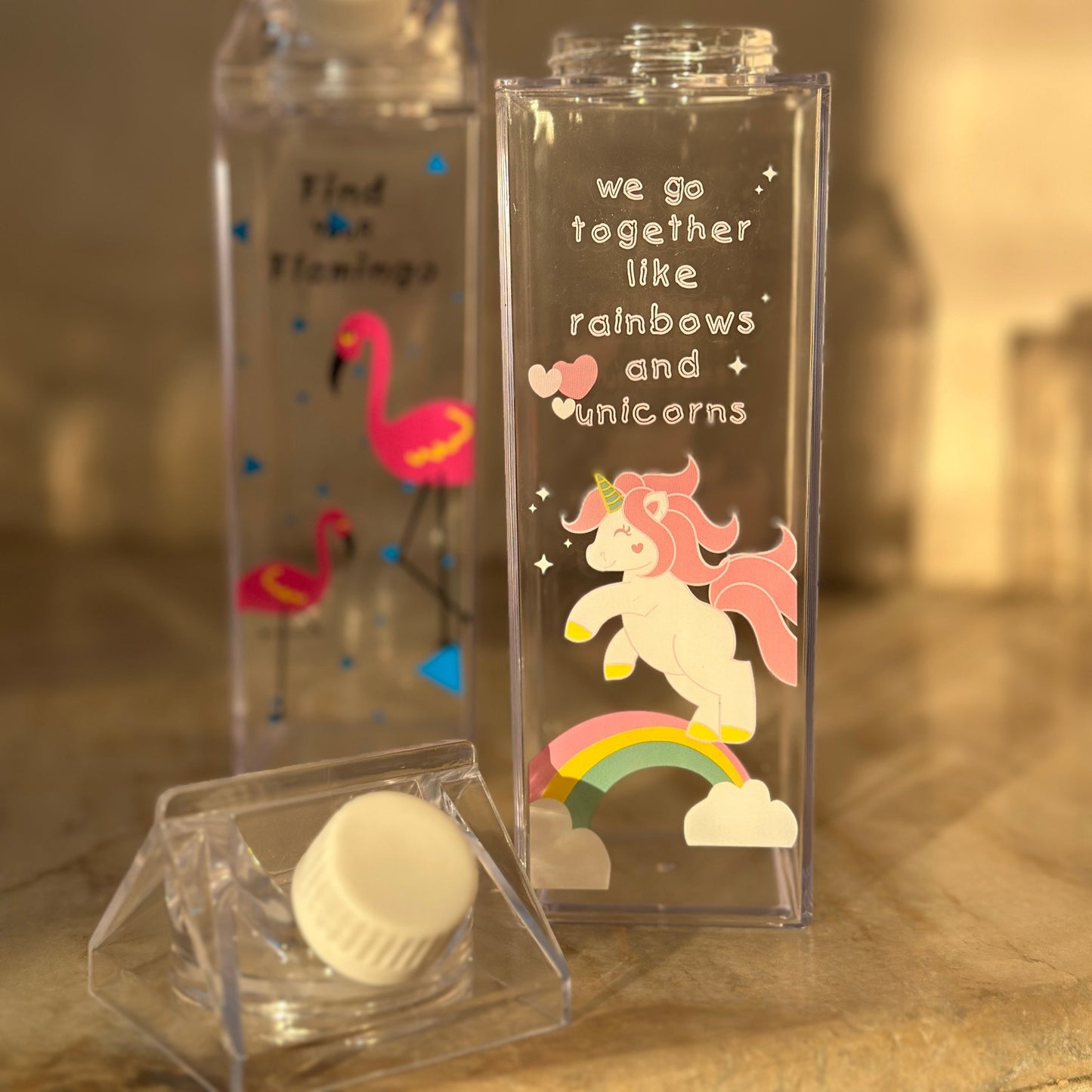 Unicorn Acrylic Bottle