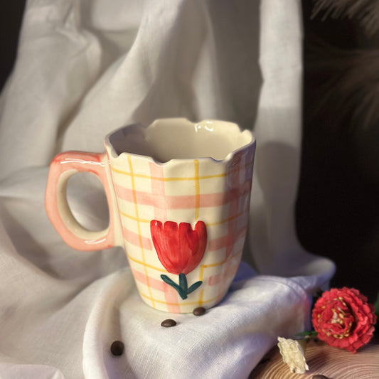 Pastel Tulip Ceramic Mug