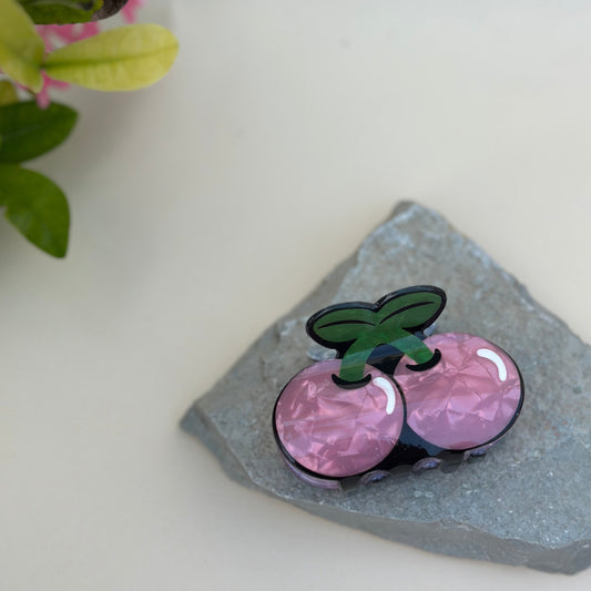 Cherry Claw Clip