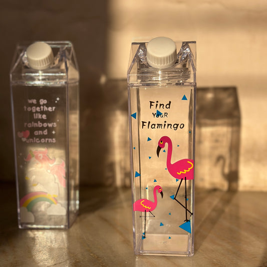 Flamingo Acrylic Bottle