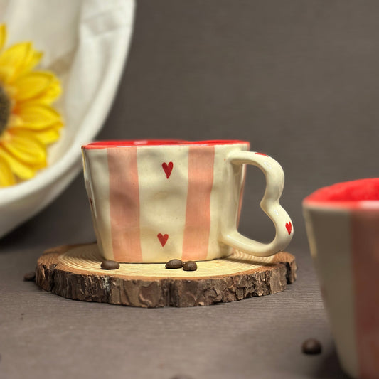 Red Heart Mug