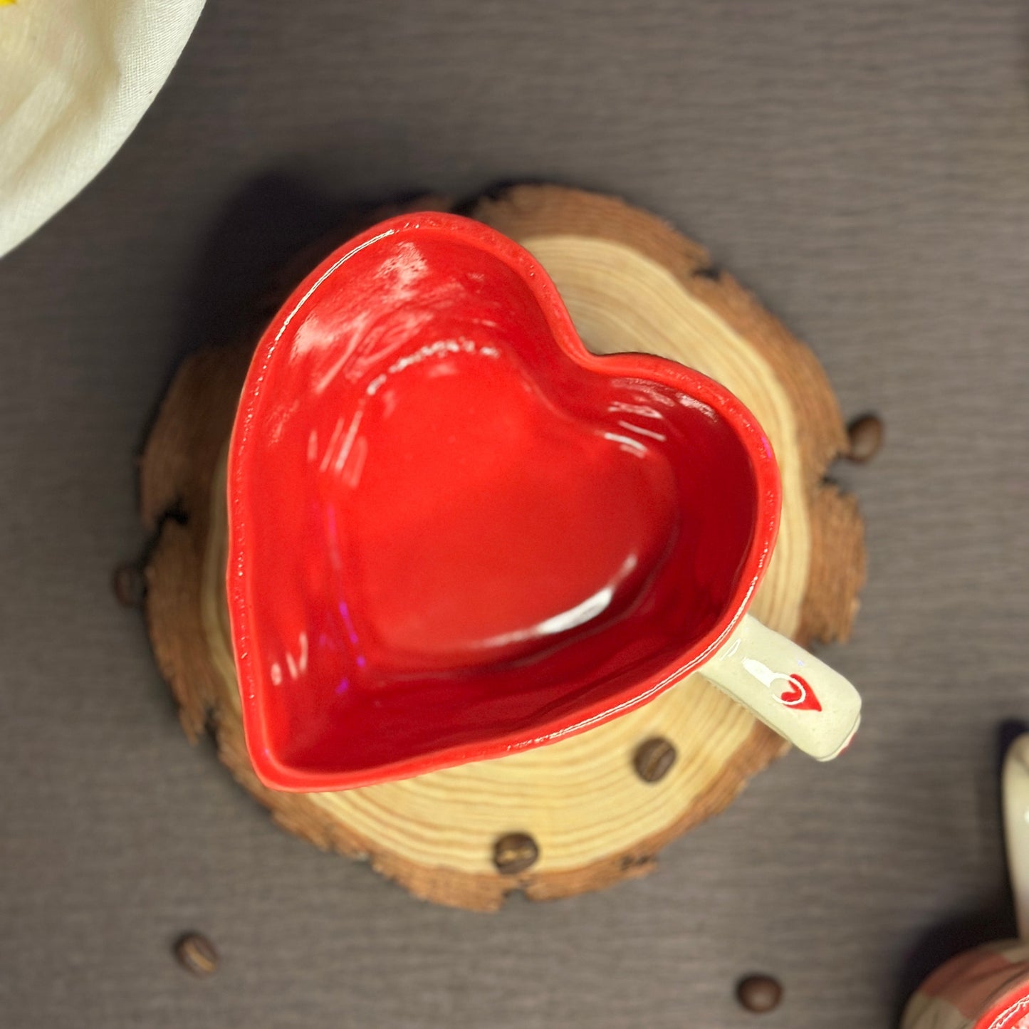 Red Heart Mug