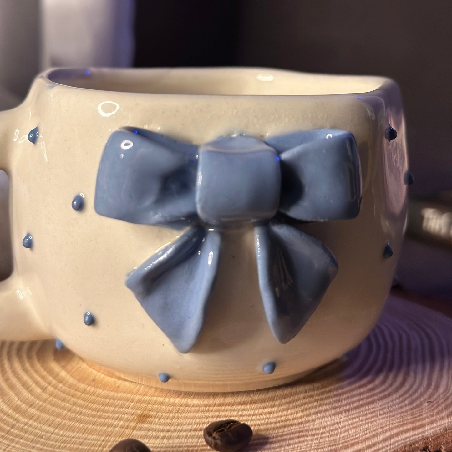 Blue Bow Mug
