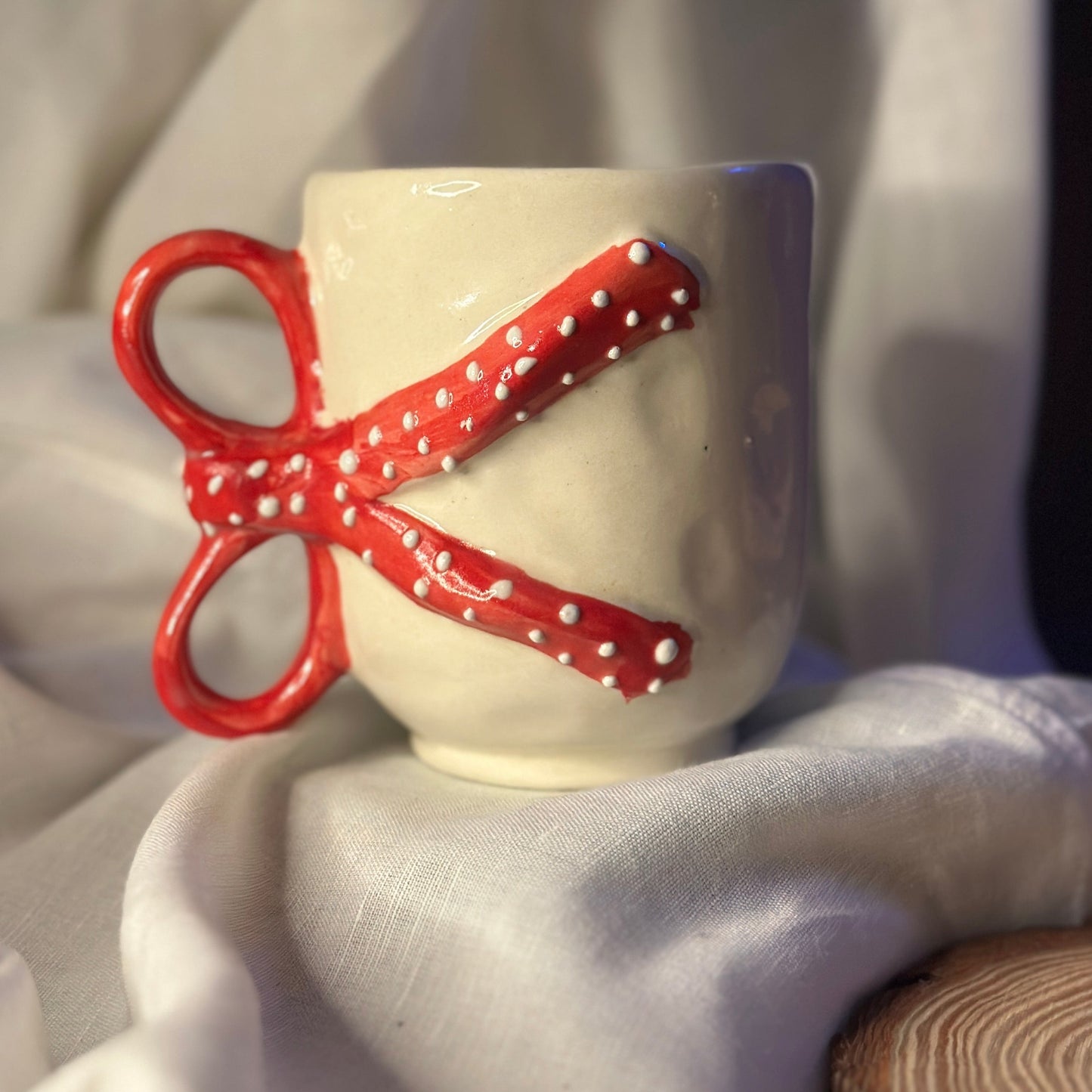 Scarlet Red Ceramic Coffee Mug