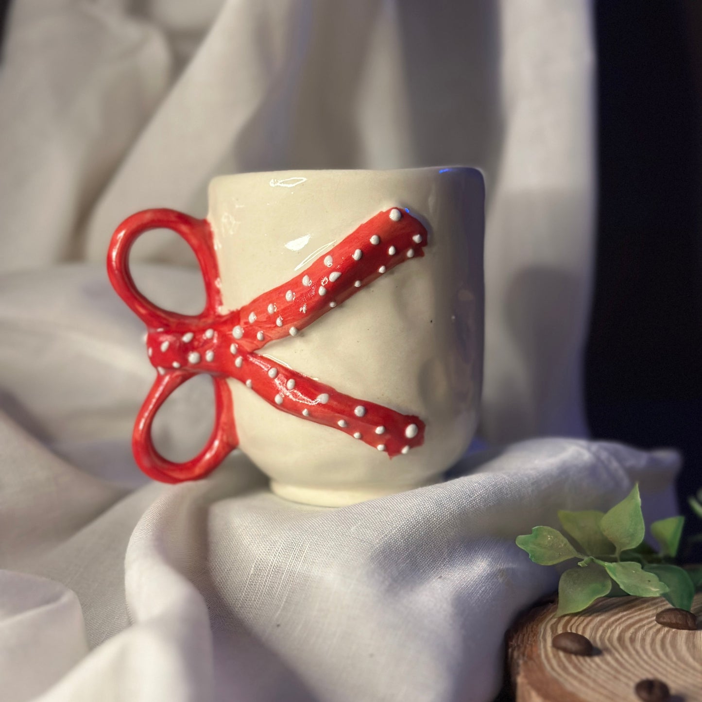 Scarlet Red Ceramic Coffee Mug