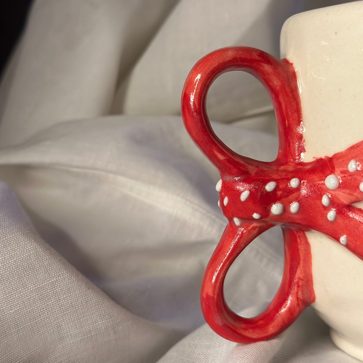 Scarlet Red Ceramic Coffee Mug