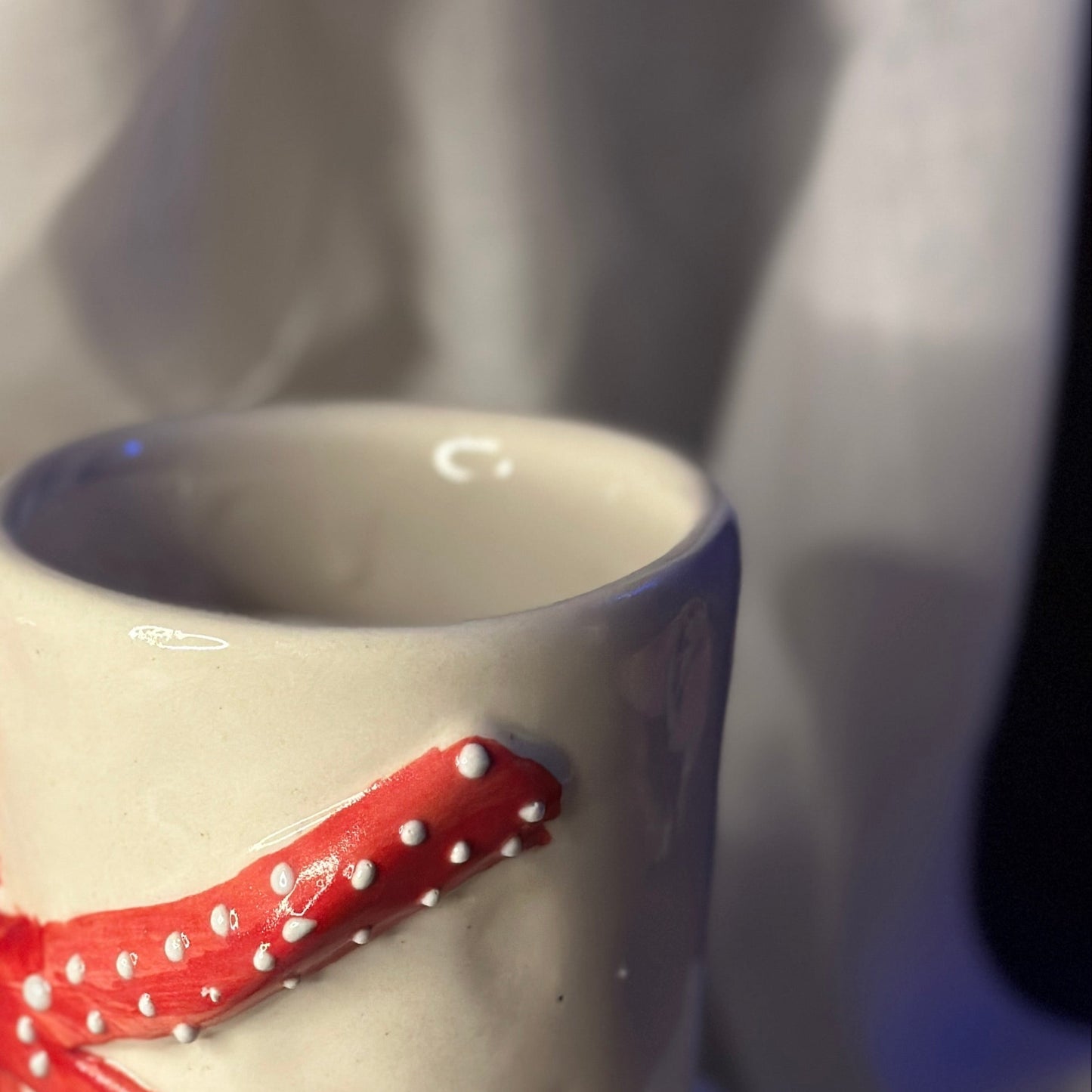 Scarlet Red Ceramic Coffee Mug