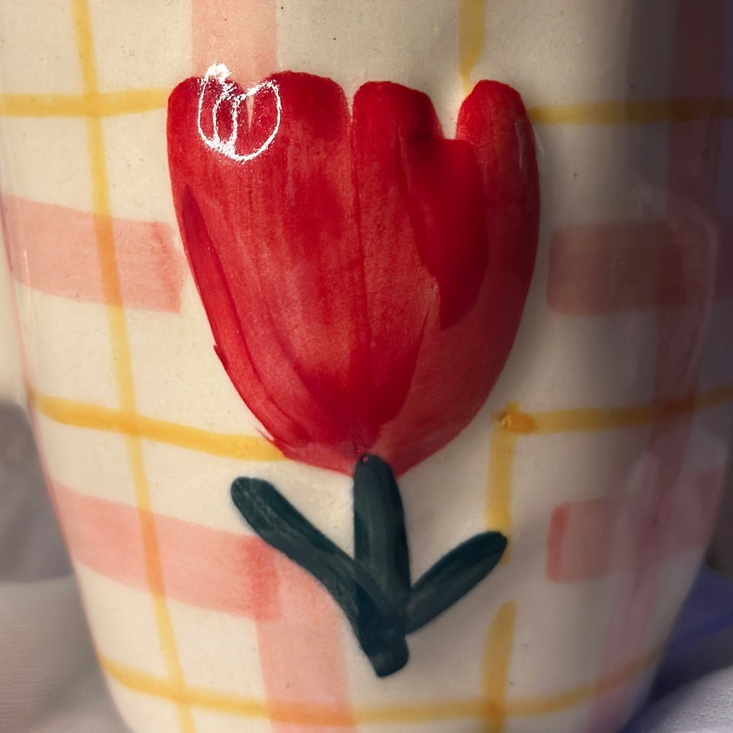 Pastel Tulip Ceramic Mug
