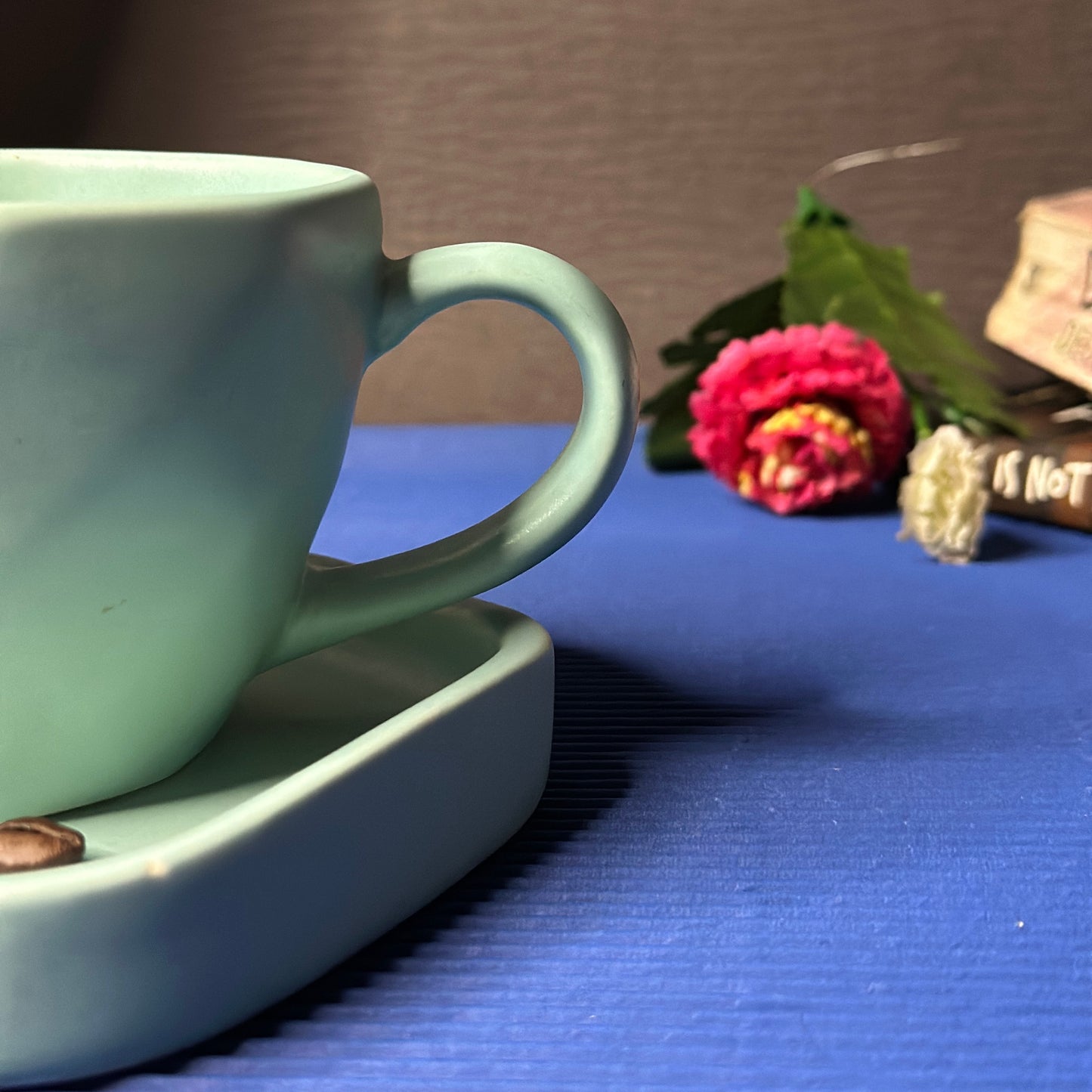 Mint Cup and Saucer Set