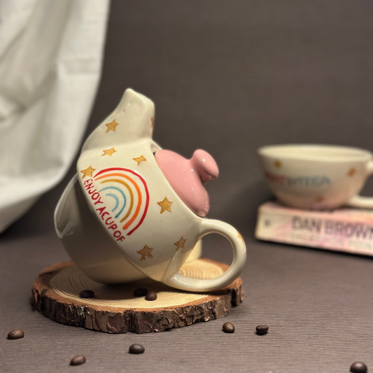 Rainbow PositiviTEA Ceramic Tea Pot